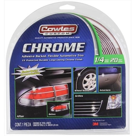 Cowles Products Cowles S37740 Universal Body Molding; 0.25 x 20 in. C1P-S37740